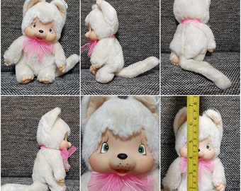 ヴィンテージ 動物 ぬいぐるみ モンチッチ モンチッチ ニャミー 黒 白