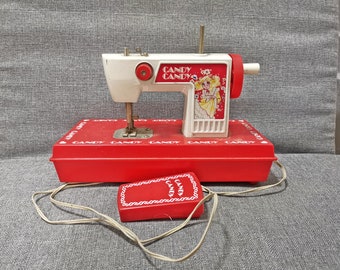 vintage japanese kawaii sewing popy candy candy japan toy sewing machine