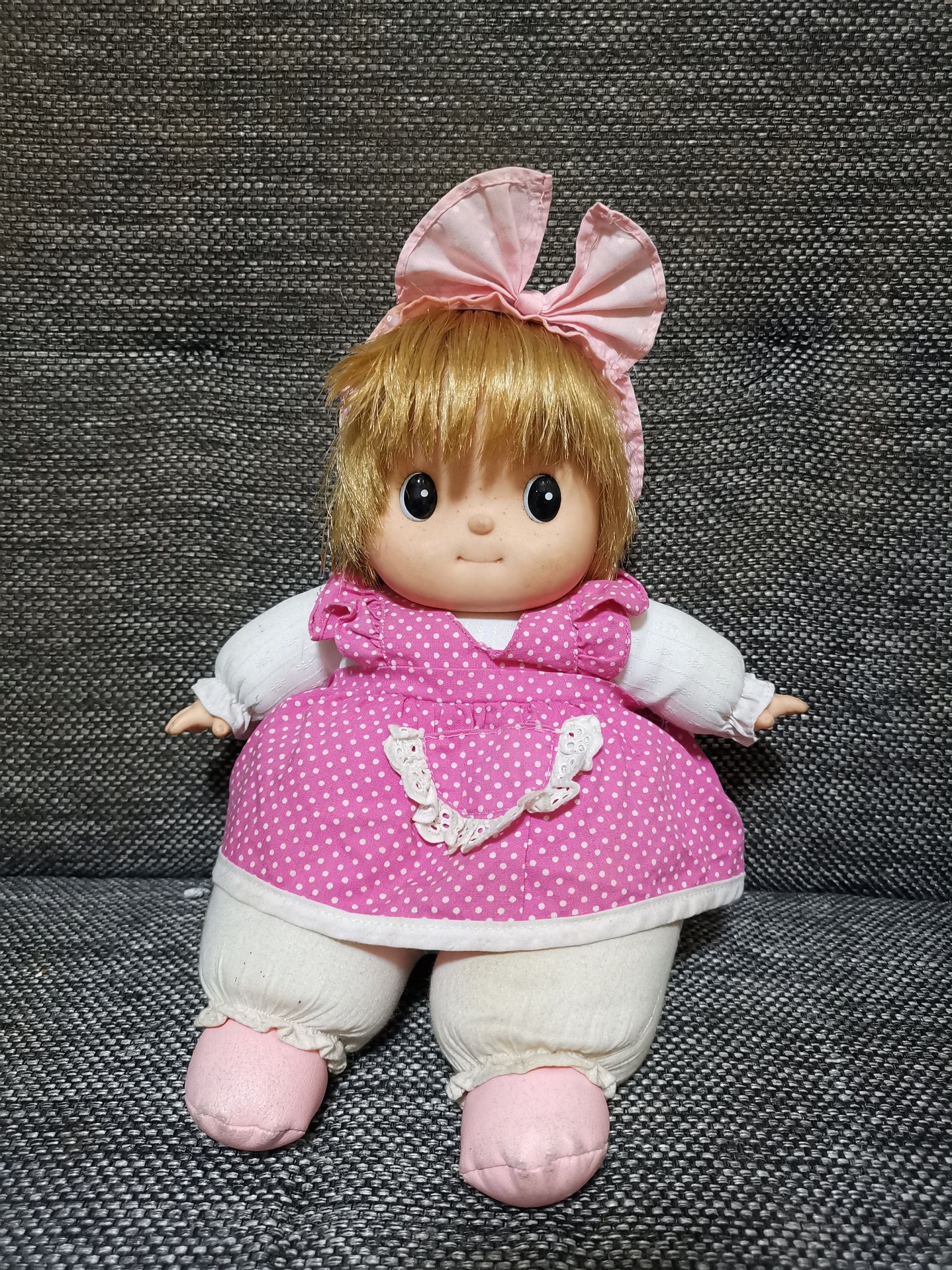 Vintage Cute Kawaii Japanese Big Eye Baby Toys Sekiguchi