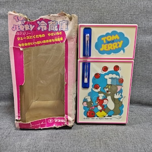 vintage  cartoon character Tom and jerry Fridge toys, fruits and vegetables japanese toys