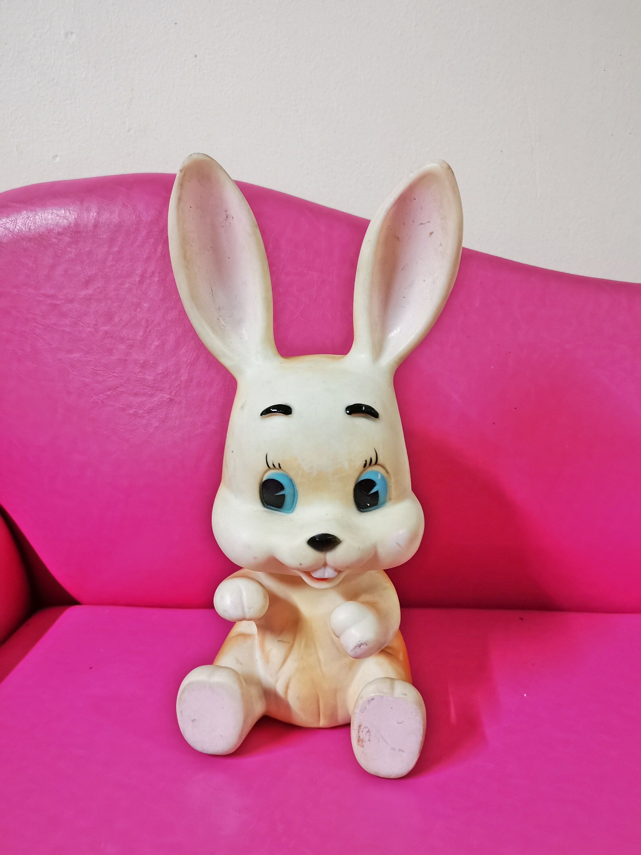 本物 rubber toys animal japanese Vintage kitsch and bunny kawaii コミック・アニメ