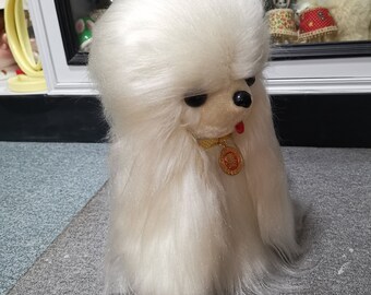 * vintage dog ୨୧ * モコモコ ホワイトの プードルちゃん vintage dog ୨୧ * モコモコ ホワイトの プードルちゃん - メルカリ
