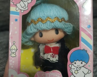 【未使用】サンリオコレクション キキララ リトルツインスターズ 着せ替え お人形 ヴィンテージ 日本製 ゴム人形 サンリオ リトルツインスターズ