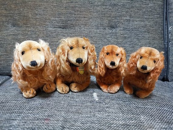 シュタイフ　ダックスフンド　② Steiff Waldi Stuffed Puppy Animal Steiff Waldi Dachshund Waldi Long