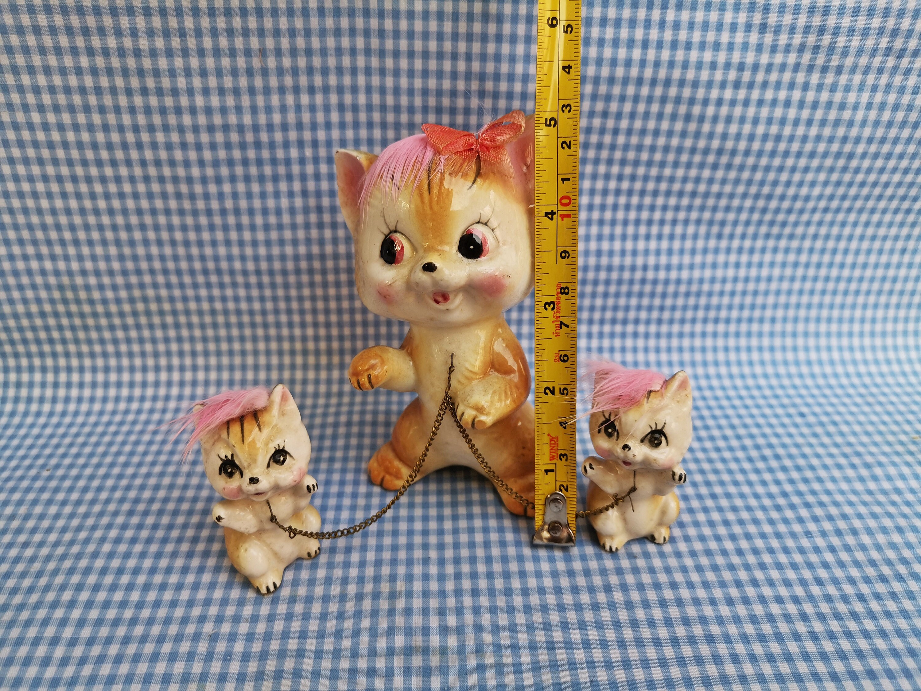 Vintage ceramic kitty kitsch cat kawaii japan Etsy
