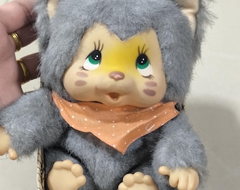 昭和レトロ　ニャーミー　珍品　レア　ぬいぐるみ　猫モンチッチ Yahoo!オークション - 美品 昭和レトロ ニャーミー風 パチ 珍品