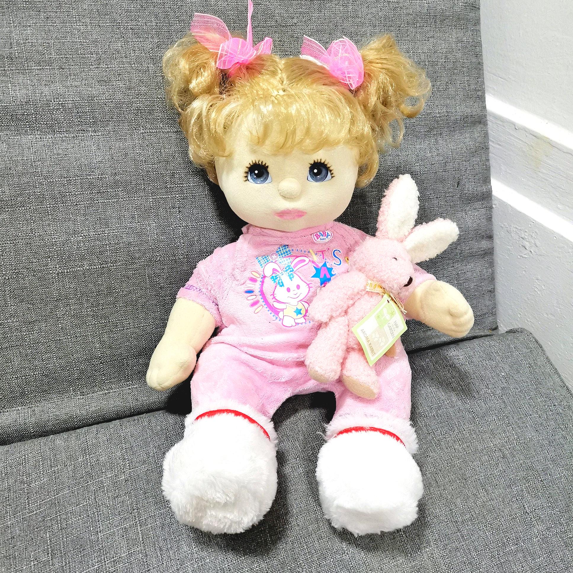 マイチャイルドペット　My Child Pet　ホワイトバニー　Mattel Mattel My Child My Pet Plush White Bunny Rabbit NIB RARE New