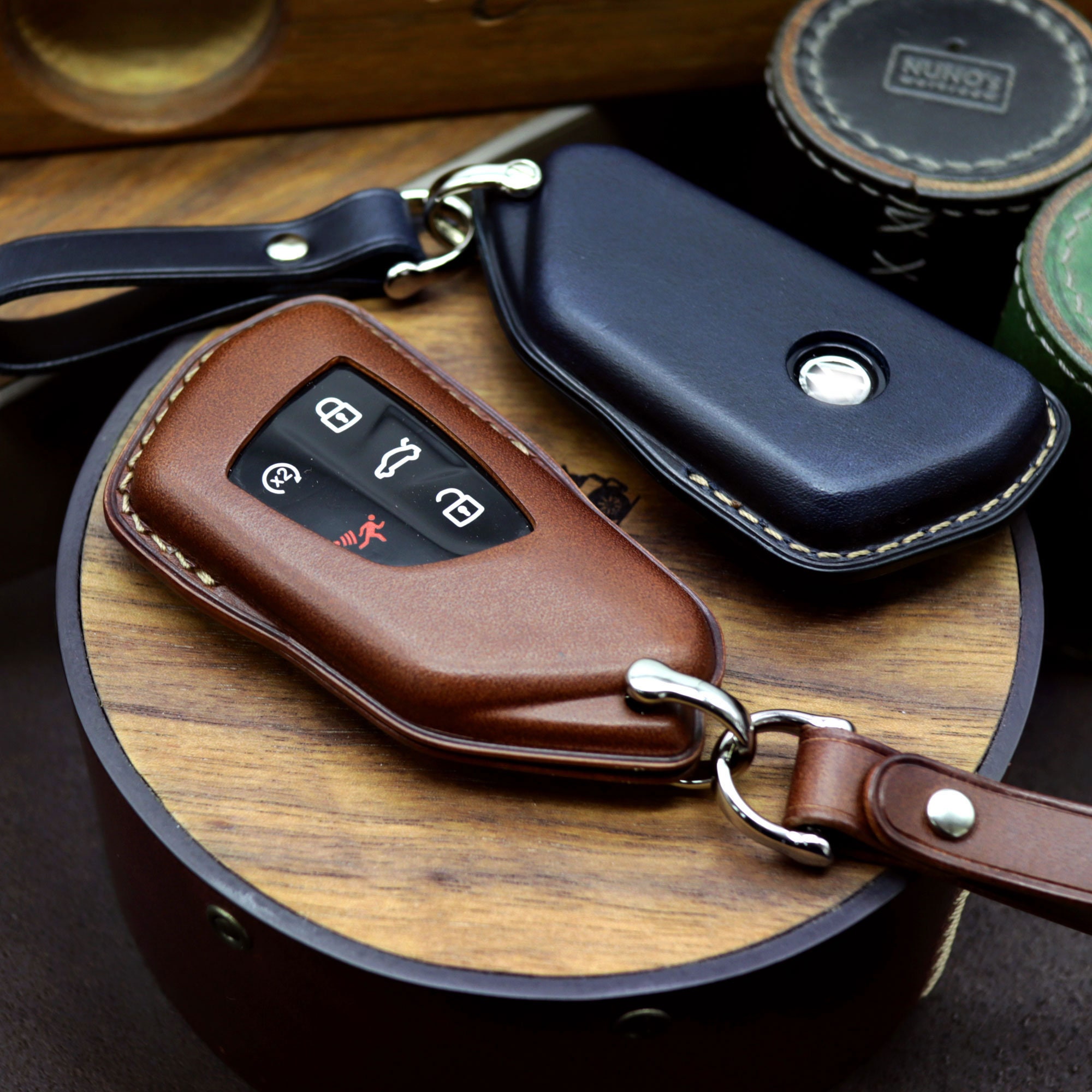 Haiaveng Schlüsseltasche Autoschlüssel Hülle VW, VW Golf Schlüsselbox,  Schlüsselhülle Cover für vw Polo Passat Skoda Seat 3-Tasten