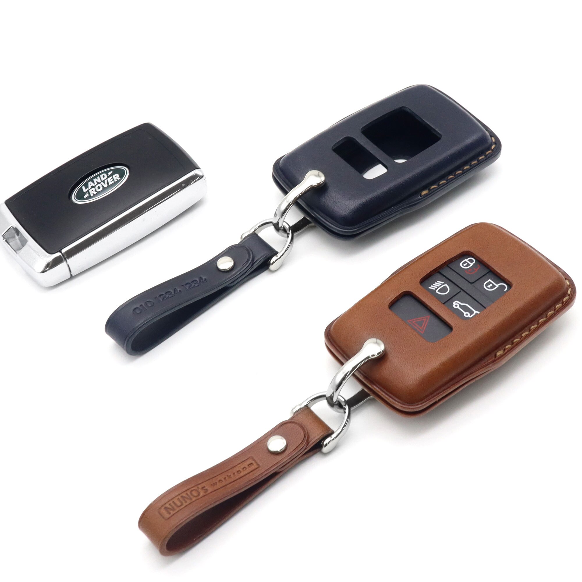 thumbnail image 2 of Black Key Fob Cover Case For Land Rover Range Rover & Jaguar - Protective Cover 2 of 6