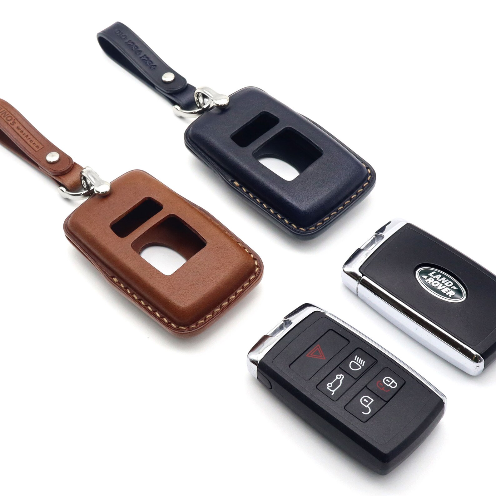 Land Rover Range Rover Key Chain Leather Car Key Fob Cover Etsy