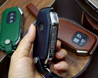 FT FUNTOR For Kia Key Fob Cover With Heart Diamond Keychain Soft TPU