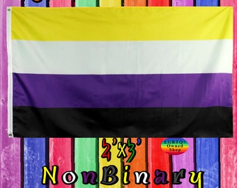 Nonbinary Flag Etsy