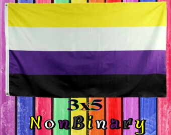 Nonbinary Flag Etsy Nonbinary Flag Etsy