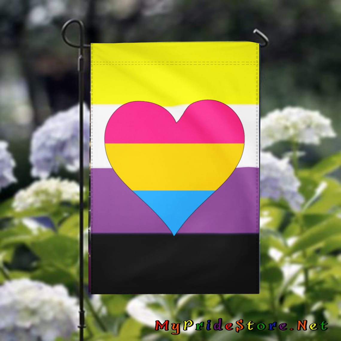 Non Binary Pan Garden Flag LGBTQIA Pride Flag Etsy UK