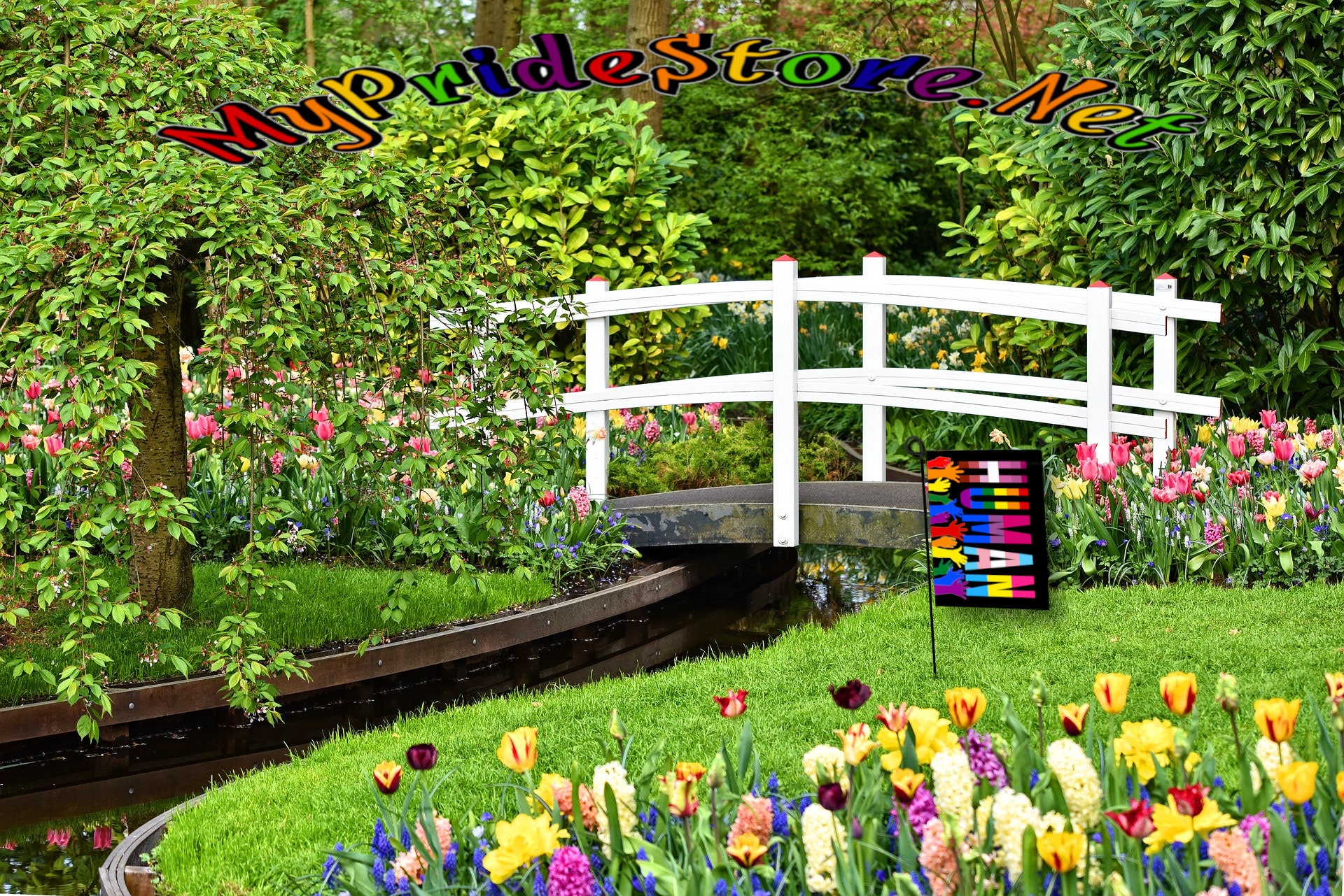 LGBTQ garden flag