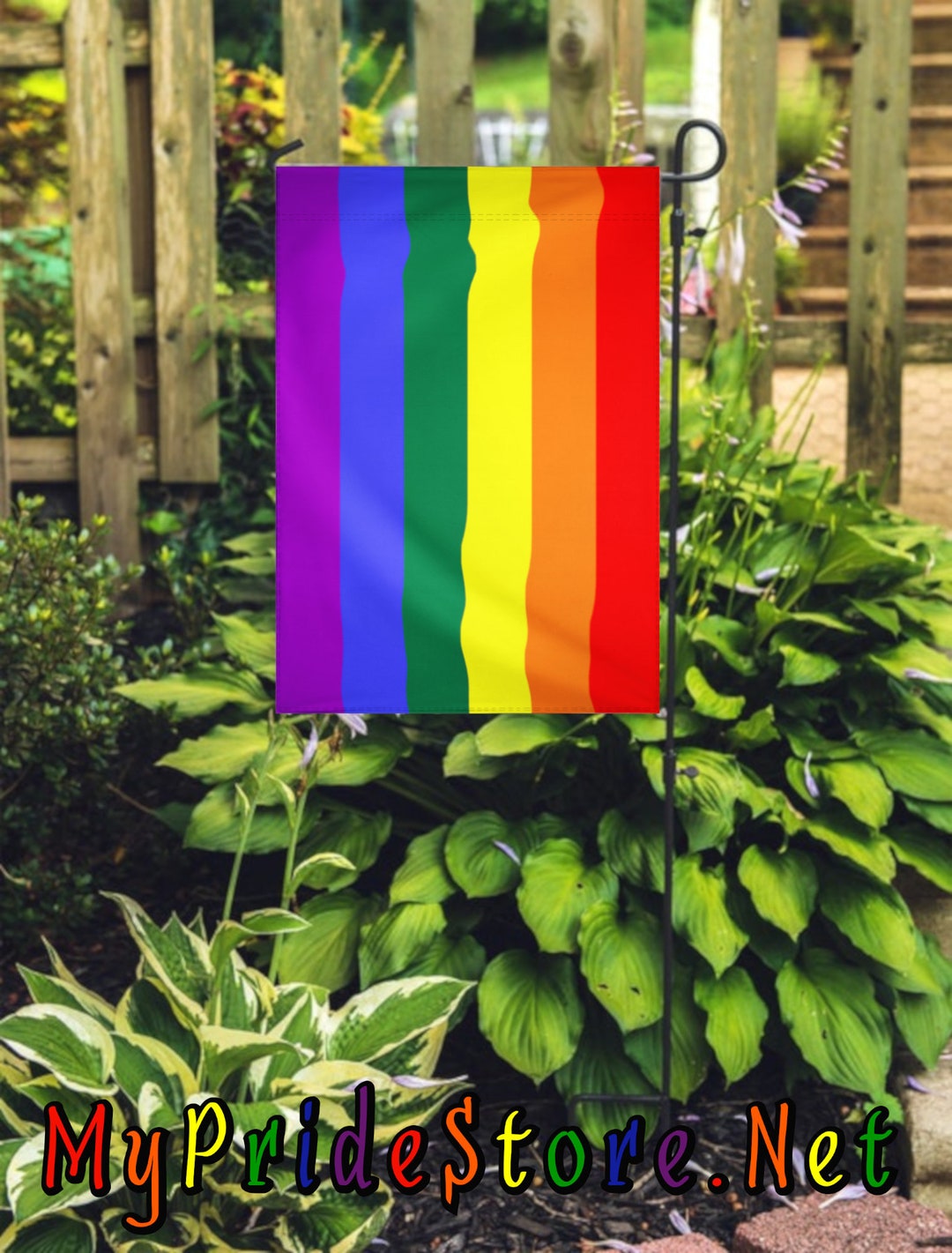 Rainbow Garden Flag, LGBTQ Garden Flag Etsy