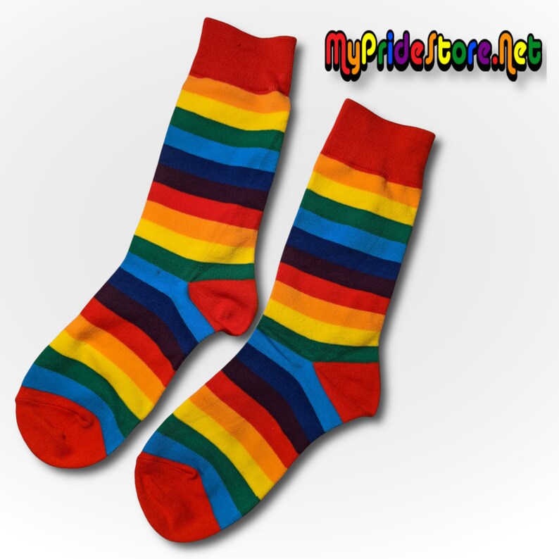 Gay Pride Rainbow Socks LGBTQIA Socks - Etsy
