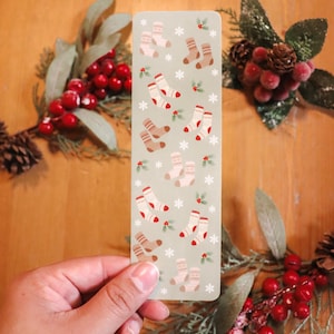 Holiday Socks Bookmark