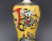 Chinese antique porcelain Qing dynasty Kangxi style famille rose fencai antique porcelain meiping mei ping mei vase,Ornament,ceramic vintage