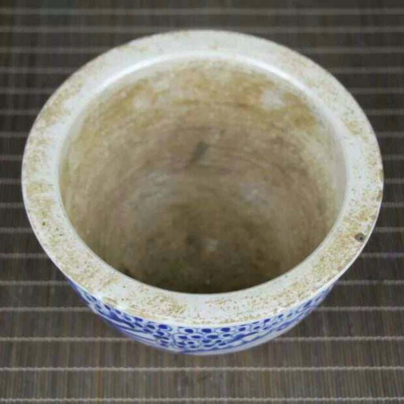 Chinese antique porcelain Ming dynasty style blue and white porcelain jar jug pot,Chinese antiques pot,Ornament,ceramicn vintage collection