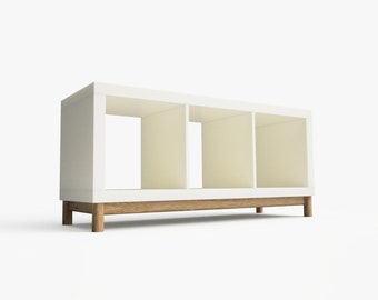 Solid Wood Base Frame: Walnut or Oak Furniture Feet