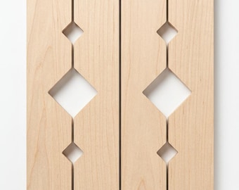Patterned Square Flat Baluster - Made in Sweden No.38