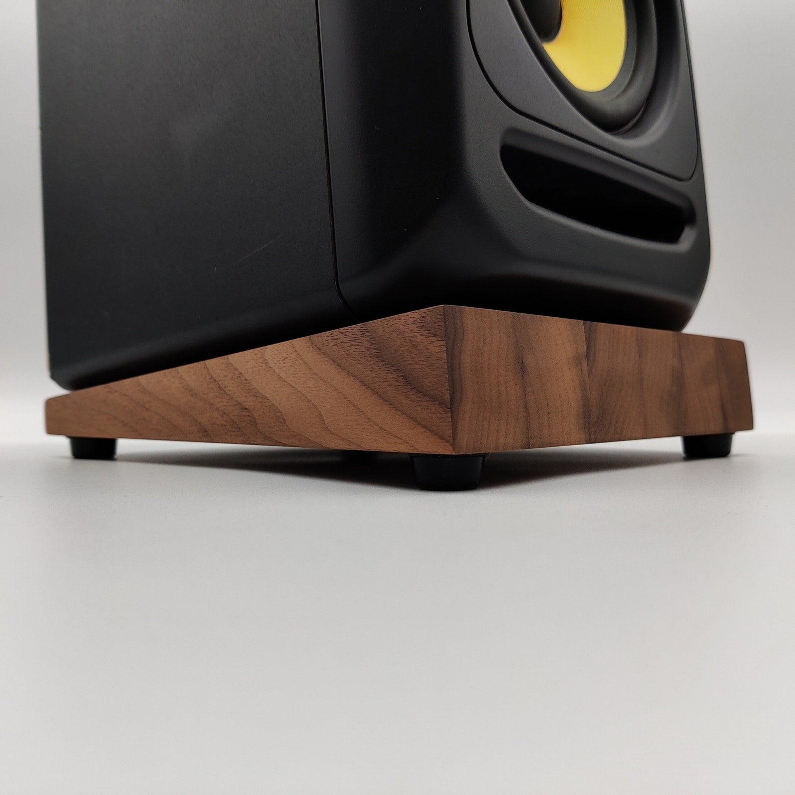 Custom Speaker Stand Tilted Speaker Stands Audio Platform Etsy