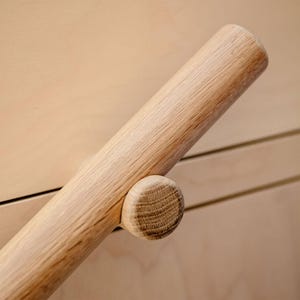 Wooden Handrail Brackets - Staircase Brackets - Handrail - handrail accessories - handrail fixings wood - staircase accessories - oak wood