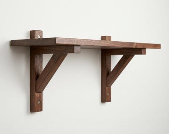 Farmhouse Shelf Bracket: Handmade Modern Wall Support (Sold as 1)