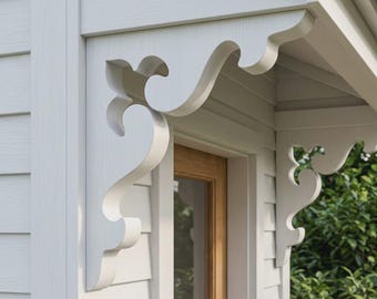 Classic Porch Corbel - Solid Pine Bracket