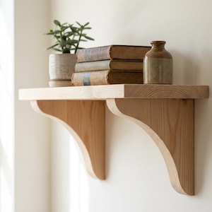 Minimalistische grenen consoles – natuurlijke ruwe afwerking