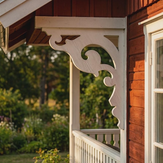 Pine Porch Corbel - Victorian Style Bracket - Etsy