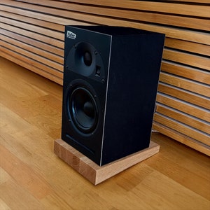 Custom Speaker Stand - Sold as 1 stand - Audiophile Audio Platform - Subwoofer Riser Custom speaker stands - tilted speaker stands