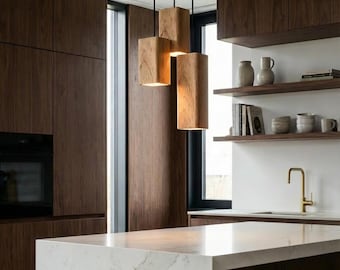 Square Lamp Shades - Modern wooden lampshade