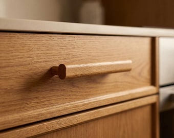 Cabinet Pulls - Kitchen accessories - furniture handles - solid wood handles