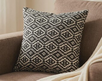 Aztec Diamond Tapestry Pillow Cover | Handmade in Sweden | Multiple Sizes