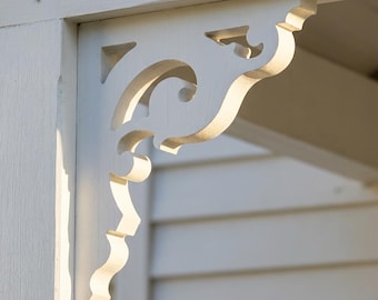 Pine Porch Corbel - Victorian Style Bracket