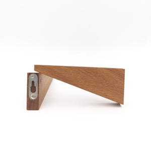 Shelf bracket Wooden - Shelf brackets wood - shelf support Oak Wooden Shelf Brackets for Wall Shelving and Home Improvement - SOLD AS 1