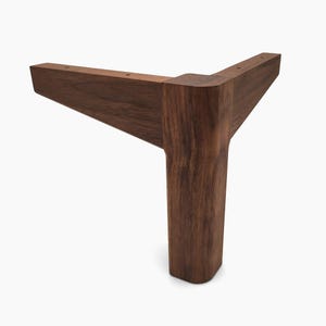 Wooden Sofa Legs - Furniture legs solid wood - unique cabinet legs - oak bed legs - walnut sofa legs