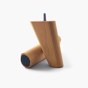 Mid-Century Furniture Legs - Retro bed legs - Wooden sofa legs - Tapered Style, Sold as 1 Leg