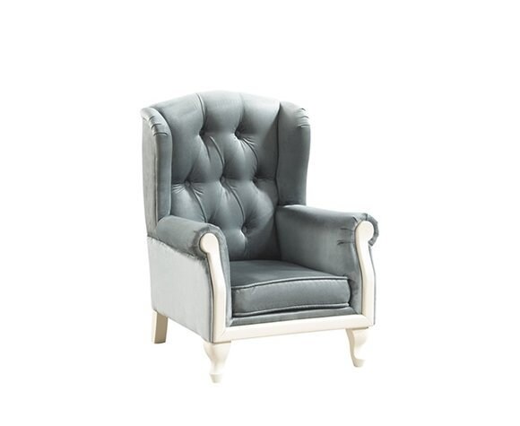 Chesterfield silla de oreja sillón tapicería TV B'ro Couch | Etsy