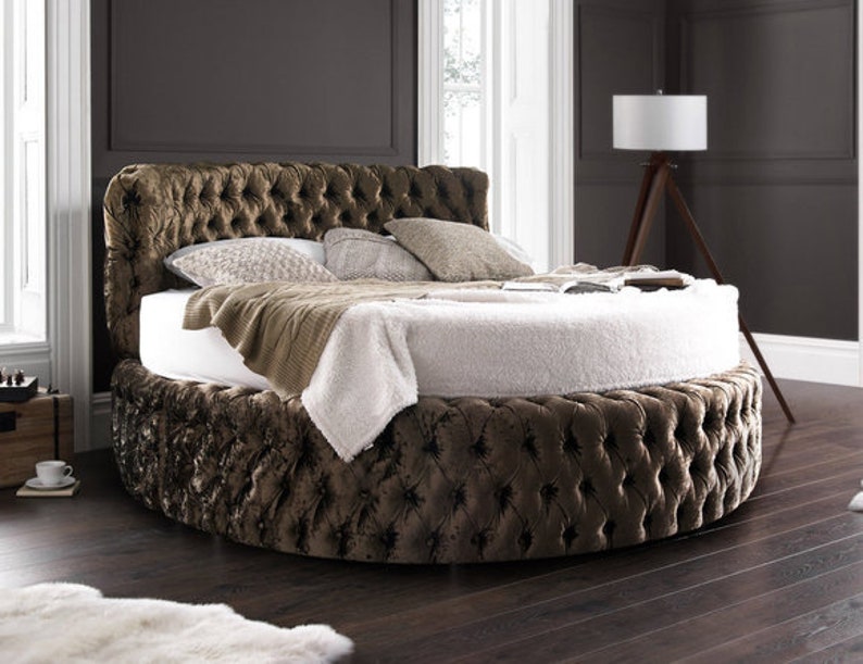 Luxury Design Round Bed Round Bed Marriage Round XXL Hotel Bed Etsy