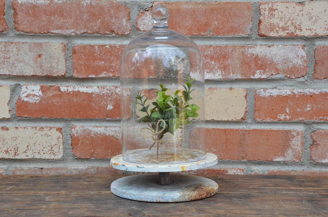 Vintage Industrial Metal Riser - Architectural Salvage Riser - White ...