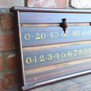 Antique Snooker Scoreboard - Etsy