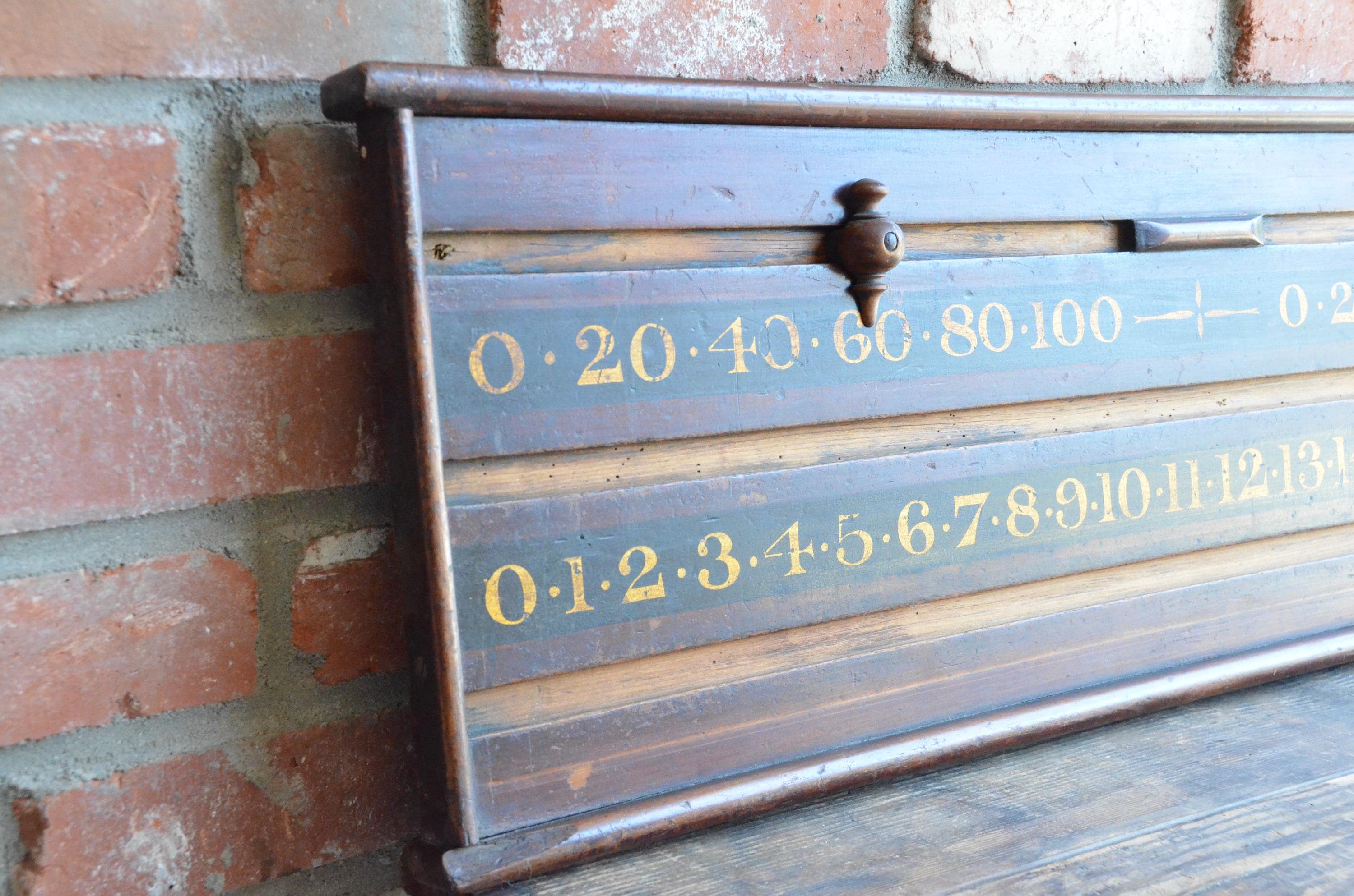 Antique Snooker Scoreboard - Etsy