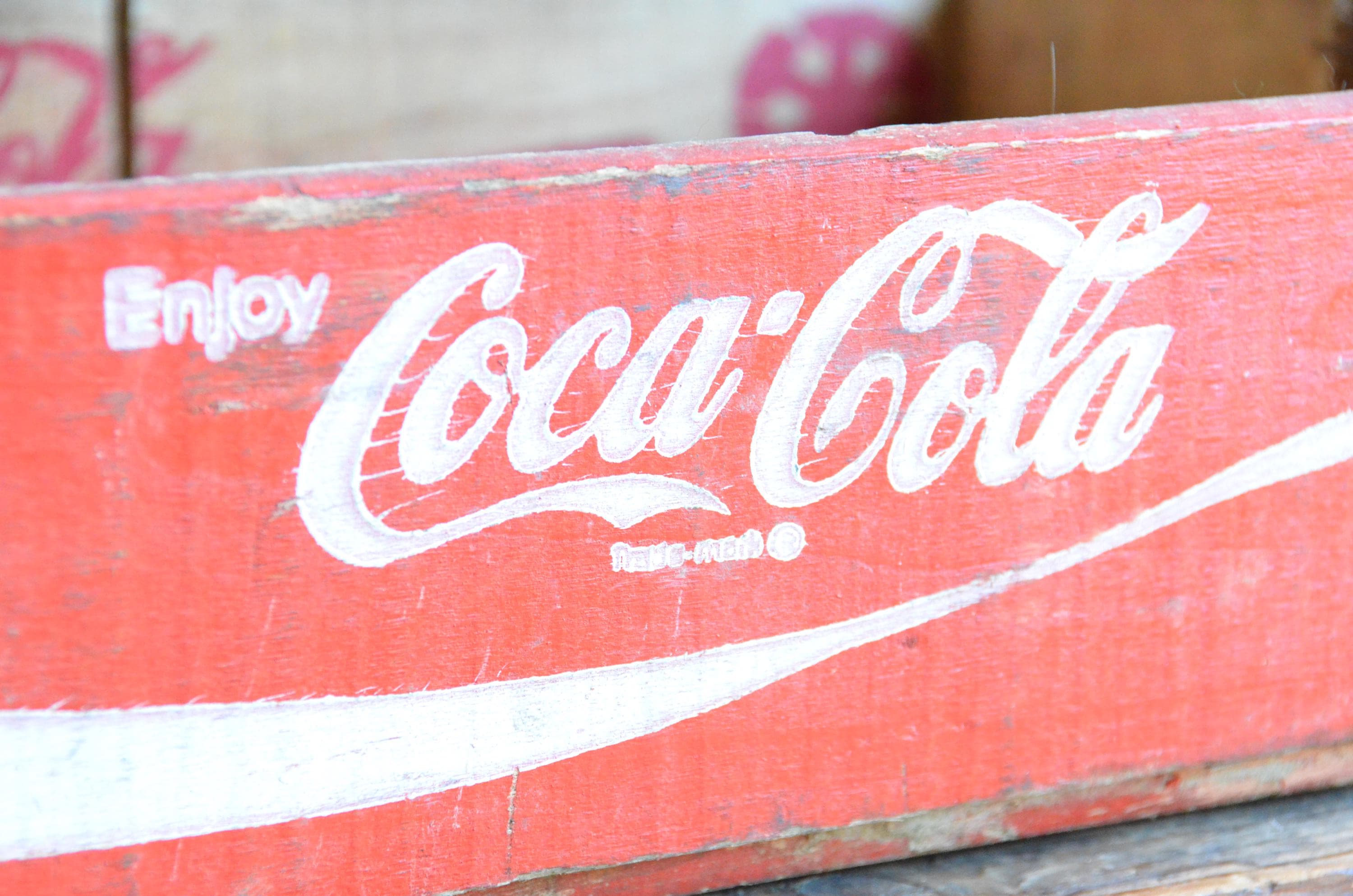 Vintage Coca Cola Box Crate - Etsy