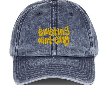 Vintage Cotton Twill Cap