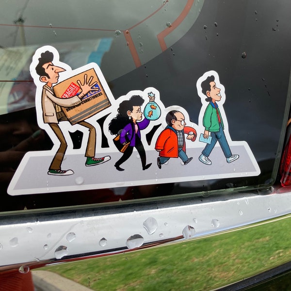 Seinfeld Parking Garage Sticker
