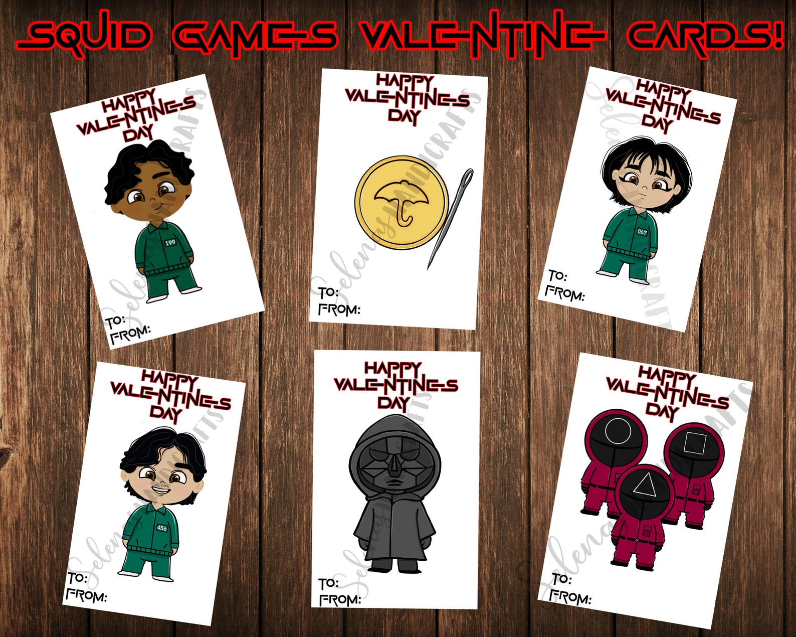 Squid Games Valentine Cards for - Il 1588xN.3624814423 Kmeq 