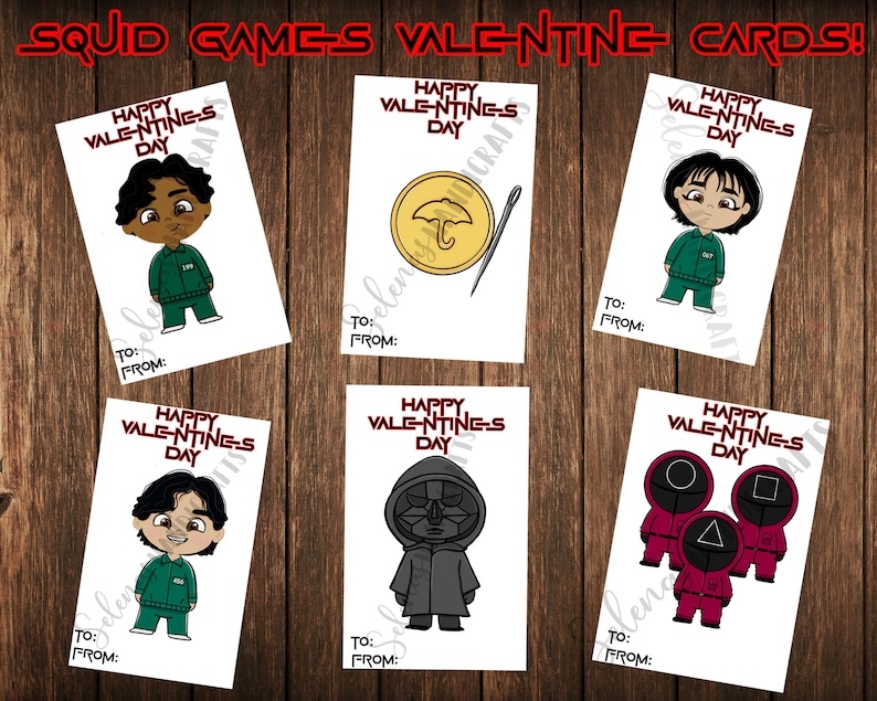 Squid Games Valentine Cards for - Il 794xN.3624814423 Kmeq